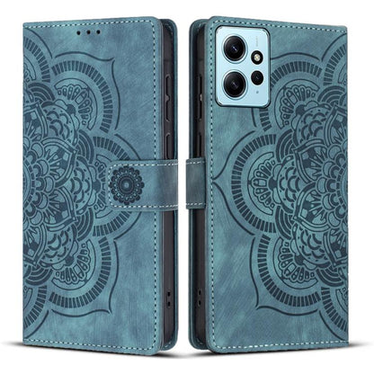 Mandala Embossed Retro Frosted Leather Phone Case, For Redmi Note 13 4G, For Redmi 13C 4G / 5G, For Redmi Note 13 5G, For Redmi Note 13 Pro 5G, For Redmi Note 11S / 12S, For Redmi Note 12 4G, For Redmi Note 11 Pro 4G / 5G