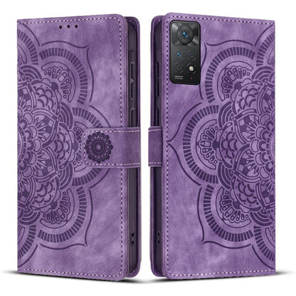 Mandala Embossed Retro Frosted Leather Phone Case, For Redmi Note 13 4G, For Redmi 13C 4G / 5G, For Redmi Note 13 5G, For Redmi Note 13 Pro 5G, For Redmi Note 11S / 12S, For Redmi Note 12 4G, For Redmi Note 11 Pro 4G / 5G