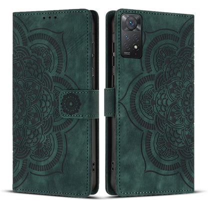 Mandala Embossed Retro Frosted Leather Phone Case, For Redmi Note 13 4G, For Redmi 13C 4G / 5G, For Redmi Note 13 5G, For Redmi Note 13 Pro 5G, For Redmi Note 11S / 12S, For Redmi Note 12 4G, For Redmi Note 11 Pro 4G / 5G