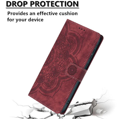 Mandala Embossed Retro Frosted Leather Phone Case, For Redmi Note 13 4G, For Redmi 13C 4G / 5G, For Redmi Note 13 5G, For Redmi Note 13 Pro 5G, For Redmi Note 11S / 12S, For Redmi Note 12 4G, For Redmi Note 11 Pro 4G / 5G