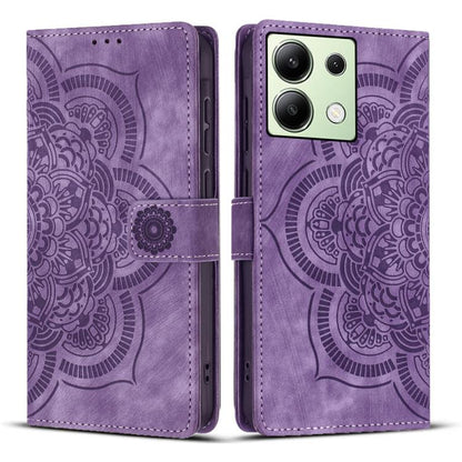 Mandala Embossed Retro Frosted Leather Phone Case, For Redmi Note 13 4G, For Redmi 13C 4G / 5G, For Redmi Note 13 5G, For Redmi Note 13 Pro 5G, For Redmi Note 11S / 12S, For Redmi Note 12 4G, For Redmi Note 11 Pro 4G / 5G
