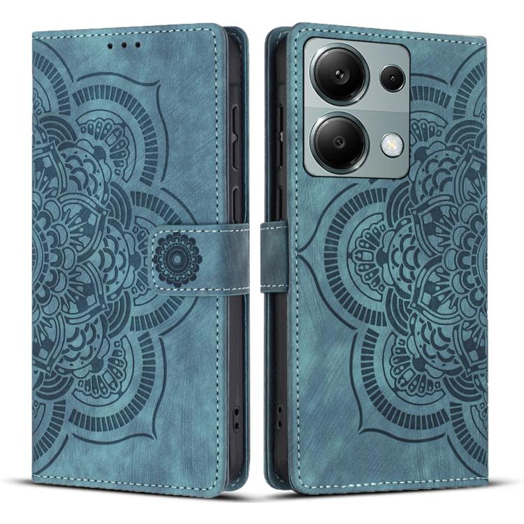 Mandala Embossed Retro Frosted Leather Phone Case, For Redmi Note 17 5G / 4G Global 169.7mm, For Redmi Note 17 Pro Max 5G Global 163.4mm, For Redmi Note 17 Pro 5G Global 163.5mm, For Redmi 17 5G / 4G Global 170mm, For Redmi Note 15 Pro+ 5G Global 163.3...