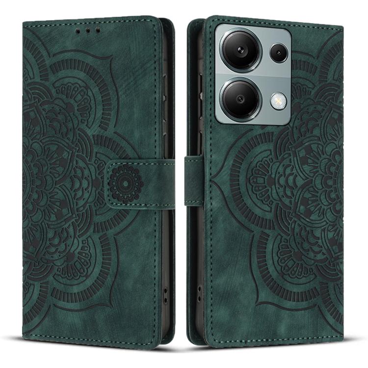 Mandala Embossed Retro Frosted Leather Phone Case, For Redmi Note 17 5G / 4G Global 169.7mm, For Redmi Note 17 Pro Max 5G Global 163.4mm, For Redmi Note 17 Pro 5G Global 163.5mm, For Redmi 17 5G / 4G Global 170mm, For Redmi Note 15 Pro+ 5G Global 163.3...