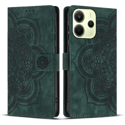 Mandala Embossed Retro Frosted Leather Phone Case, For Redmi Note 17 5G / 4G Global 169.7mm, For Redmi Note 17 Pro Max 5G Global 163.4mm, For Redmi Note 17 Pro 5G Global 163.5mm, For Redmi 17 5G / 4G Global 170mm, For Redmi Note 15 Pro+ 5G Global 163.3...