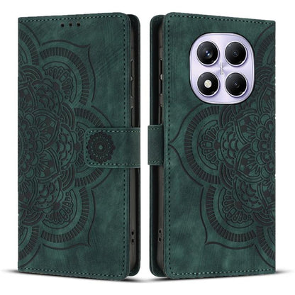 Mandala Embossed Retro Frosted Leather Phone Case, For Redmi Note 17 5G / 4G Global 169.7mm, For Redmi Note 17 Pro Max 5G Global 163.4mm, For Redmi Note 17 Pro 5G Global 163.5mm, For Redmi 17 5G / 4G Global 170mm, For Redmi Note 15 Pro+ 5G Global 163.3...