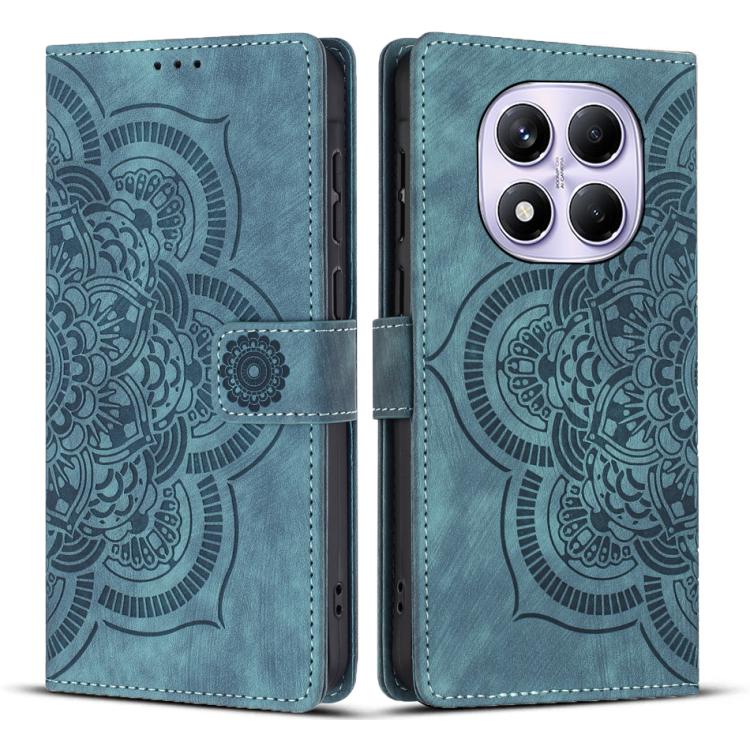 Mandala Embossed Retro Frosted Leather Phone Case, For Redmi Note 17 5G / 4G Global 169.7mm, For Redmi Note 17 Pro Max 5G Global 163.4mm, For Redmi Note 17 Pro 5G Global 163.5mm, For Redmi 17 5G / 4G Global 170mm, For Redmi Note 15 Pro+ 5G Global 163.3...