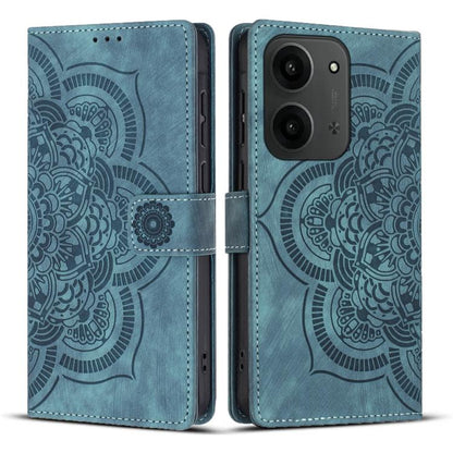 Mandala Embossed Retro Frosted Leather Phone Case, For Redmi Note 17 5G / 4G Global 169.7mm, For Redmi Note 17 Pro Max 5G Global 163.4mm, For Redmi Note 17 Pro 5G Global 163.5mm, For Redmi 17 5G / 4G Global 170mm, For Redmi Note 15 Pro+ 5G Global 163.3...