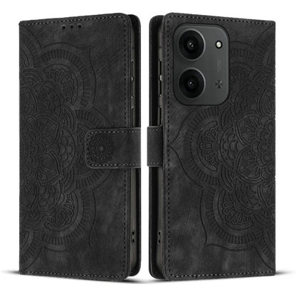 Mandala Embossed Retro Frosted Leather Phone Case, For Redmi Note 17 5G / 4G Global 169.7mm, For Redmi Note 17 Pro Max 5G Global 163.4mm, For Redmi Note 17 Pro 5G Global 163.5mm, For Redmi 17 5G / 4G Global 170mm, For Redmi Note 15 Pro+ 5G Global 163.3...