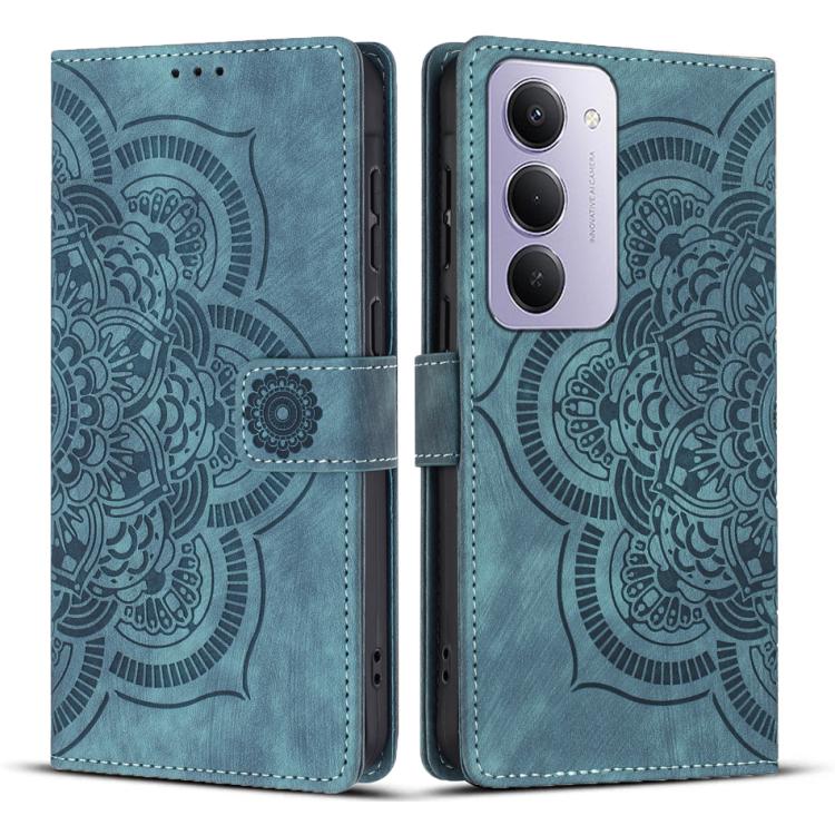 Mandala Embossed Retro Frosted Leather Phone Case, For Redmi Note 17 5G / 4G Global 169.7mm, For Redmi Note 17 Pro Max 5G Global 163.4mm, For Redmi Note 17 Pro 5G Global 163.5mm, For Redmi 17 5G / 4G Global 170mm, For Redmi Note 15 Pro+ 5G Global 163.3...