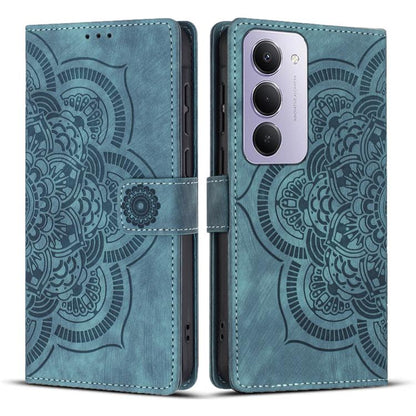 Mandala Embossed Retro Frosted Leather Phone Case, For Redmi Note 17 5G / 4G Global 169.7mm, For Redmi Note 17 Pro Max 5G Global 163.4mm, For Redmi Note 17 Pro 5G Global 163.5mm, For Redmi 17 5G / 4G Global 170mm, For Redmi Note 15 Pro+ 5G Global 163.3...