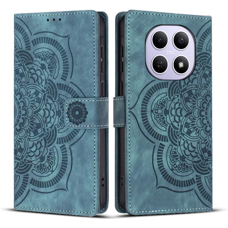 Mandala Embossed Retro Frosted Leather Phone Case, For Redmi Note 17 5G / 4G Global 169.7mm, For Redmi Note 17 Pro Max 5G Global 163.4mm, For Redmi Note 17 Pro 5G Global 163.5mm, For Redmi 17 5G / 4G Global 170mm, For Redmi Note 15 Pro+ 5G Global 163.3...