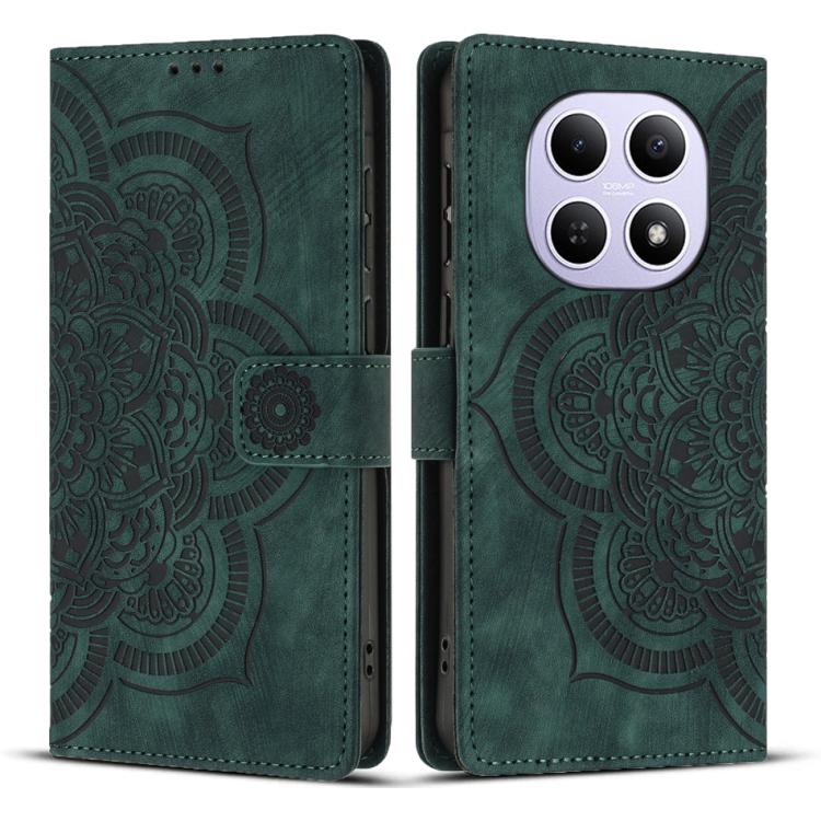 Mandala Embossed Retro Frosted Leather Phone Case, For Redmi Note 17 5G / 4G Global 169.7mm, For Redmi Note 17 Pro Max 5G Global 163.4mm, For Redmi Note 17 Pro 5G Global 163.5mm, For Redmi 17 5G / 4G Global 170mm, For Redmi Note 15 Pro+ 5G Global 163.3...