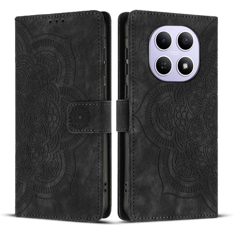 Mandala Embossed Retro Frosted Leather Phone Case, For Redmi Note 17 5G / 4G Global 169.7mm, For Redmi Note 17 Pro Max 5G Global 163.4mm, For Redmi Note 17 Pro 5G Global 163.5mm, For Redmi 17 5G / 4G Global 170mm, For Redmi Note 15 Pro+ 5G Global 163.3...