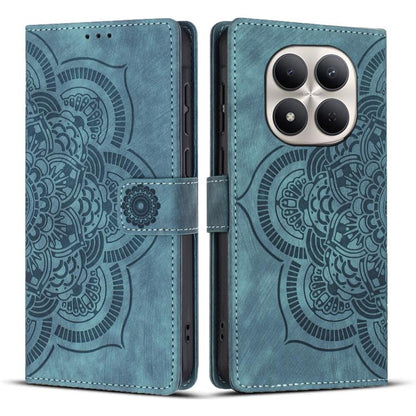 Mandala Embossed Retro Frosted Leather Phone Case, For Redmi Note 17 5G / 4G Global 169.7mm, For Redmi Note 17 Pro Max 5G Global 163.4mm, For Redmi Note 17 Pro 5G Global 163.5mm, For Redmi 17 5G / 4G Global 170mm, For Redmi Note 15 Pro+ 5G Global 163.3...