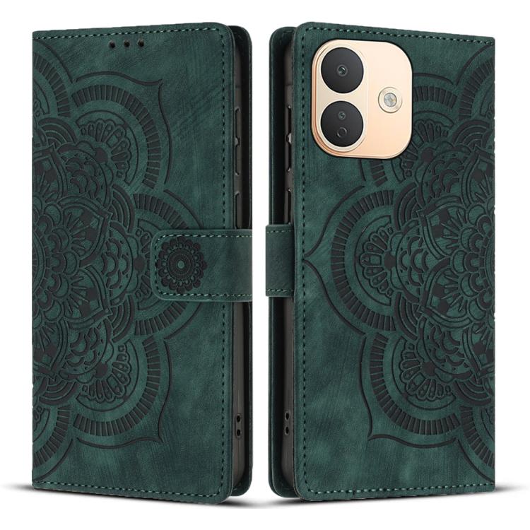 Mandala Embossed Retro Frosted Leather Phone Case, For Redmi Note 17 5G / 4G Global 169.7mm, For Redmi Note 17 Pro Max 5G Global 163.4mm, For Redmi Note 17 Pro 5G Global 163.5mm, For Redmi 17 5G / 4G Global 170mm, For Redmi Note 15 Pro+ 5G Global 163.3...