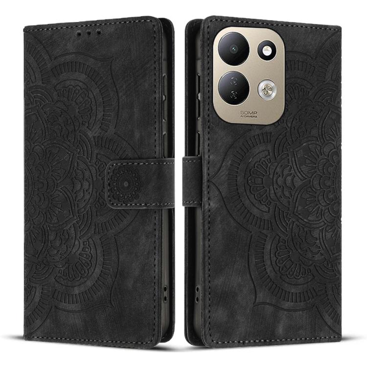 Mandala Embossed Retro Frosted Leather Phone Case, For Redmi Note 17 5G / 4G Global 169.7mm, For Redmi Note 17 Pro Max 5G Global 163.4mm, For Redmi Note 17 Pro 5G Global 163.5mm, For Redmi 17 5G / 4G Global 170mm, For Redmi Note 15 Pro+ 5G Global 163.3...