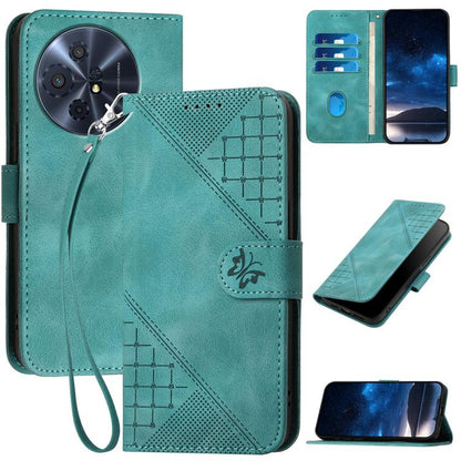 Grid Butterfly Embossed Pattern Leather Phone Case with Lanyard, For TCL K70 5G, For TCL K70 SE T453D, For TCL K70 Power 4G, For TCL NxtPaper 70 Pro 5G, For TCL 60 SE NxtPaper 5G, For TCL 60 SE / TCL 605, For TCL 60R 5G, For TCL 503                    ...