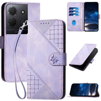 Grid Butterfly Embossed Pattern Leather Phone Case with Lanyard, For TCL K70 5G, For TCL K70 SE T453D, For TCL K70 Power 4G, For TCL NxtPaper 70 Pro 5G, For TCL 60 SE NxtPaper 5G, For TCL 60 SE / TCL 605, For TCL 60R 5G, For TCL 503                    ...