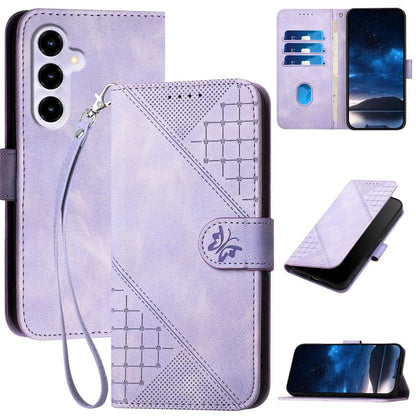 Grid Butterfly Embossed Pattern Leather Phone Case with Lanyard, For ZTE nubia Air Pro 5G, For ZTE nubia Neo 5 Pro 5G, For ZTE nubia Neo 5 5G, For ZTE nubia Neo 5 GT 5G, For ZTE Blade V80 Vita, For ZTE nubia V80 Max, For ZTE Blade A56 Pro              ...