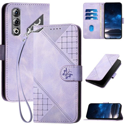 Grid Butterfly Embossed Pattern Leather Phone Case with Lanyard, For ZTE nubia Air Pro 5G, For ZTE nubia Neo 5 Pro 5G, For ZTE nubia Neo 5 5G, For ZTE nubia Neo 5 GT 5G, For ZTE Blade V80 Vita, For ZTE nubia V80 Max, For ZTE Blade A56 Pro              ...