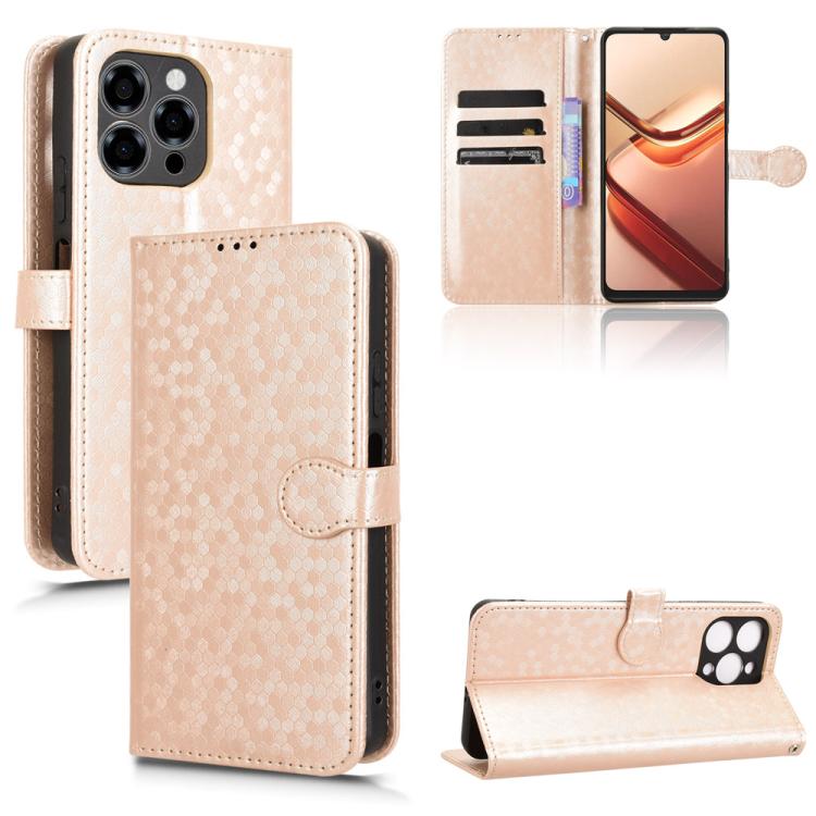 Honeycomb Dot Texture Leather Phone Case, For Doogee Note 56X / Note 56X Pro, For Doogee Note 56 / Note 56 Pro, For Doogee Note 59 / Note 59 Pro, For Doogee Note 58 / Note 58 Pro