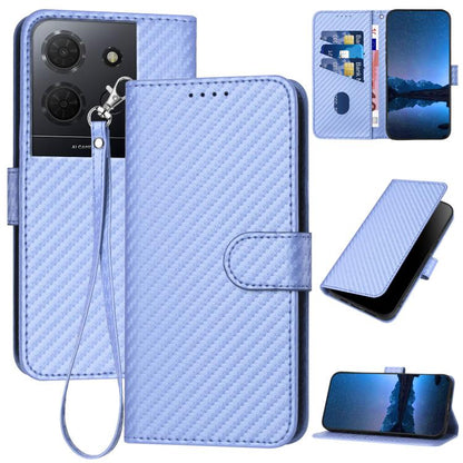 YX0070 Carbon Fiber Buckle Leather Phone Case with Lanyard, For TCL K70 5G, For TCL K70 SE T453D, For TCL K70 Power 4G, For TCL NxtPaper 70 Pro 5G, For TCL 60 SE NxtPaper 5G, For TCL 60 SE / TCL 605, For TCL 60R 5G, For TCL 503                         ...