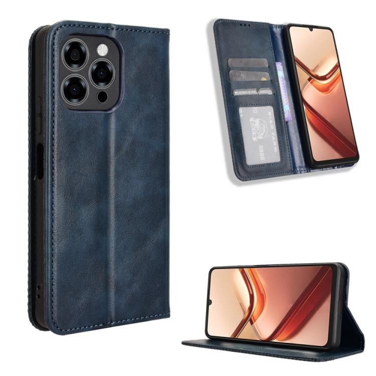 Magnetic Buckle Retro Texture Leather Phone Case, For Doogee Note 56X / Note 56X Pro, For Doogee Note 56 / Note 56 Pro, For Doogee Note 59 / Note 59 Pro, For Doogee Note 58 / Note 58 Pro