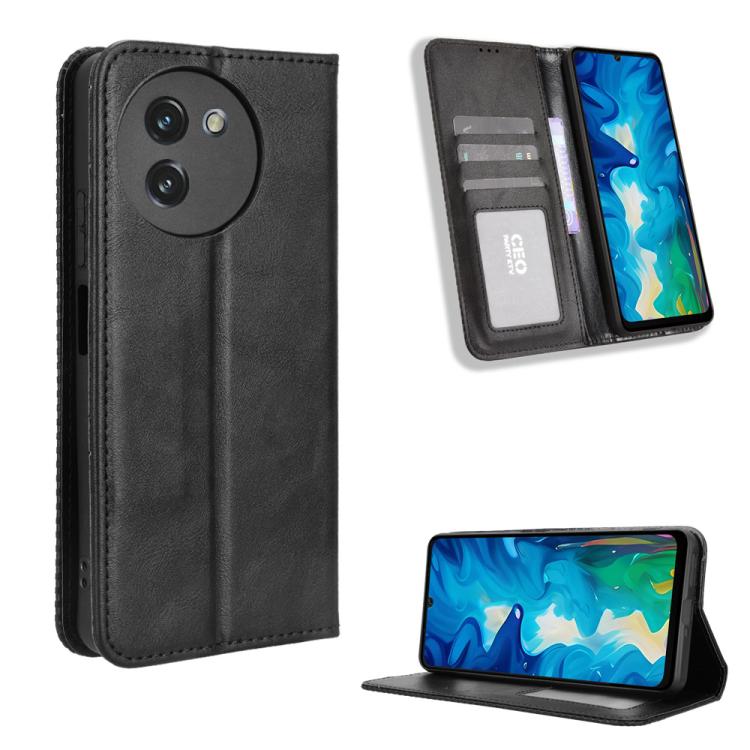 Magnetic Buckle Retro Texture Leather Phone Case, For Doogee Note 56X / Note 56X Pro, For Doogee Note 56 / Note 56 Pro, For Doogee Note 59 / Note 59 Pro, For Doogee Note 58 / Note 58 Pro