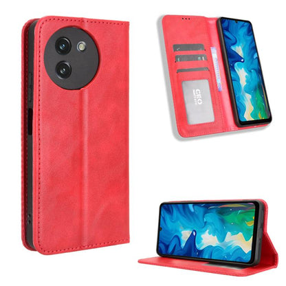 Magnetic Buckle Retro Texture Leather Phone Case, For Doogee Note 56X / Note 56X Pro, For Doogee Note 56 / Note 56 Pro, For Doogee Note 59 / Note 59 Pro, For Doogee Note 58 / Note 58 Pro
