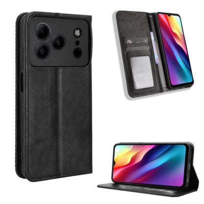 Magnetic Buckle Retro Texture Leather Phone Case, For Doogee Note 56X / Note 56X Pro, For Doogee Note 56 / Note 56 Pro, For Doogee Note 59 / Note 59 Pro, For Doogee Note 58 / Note 58 Pro