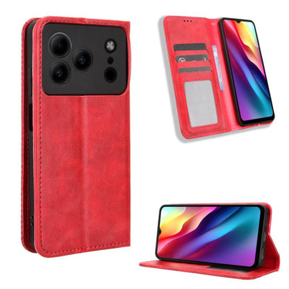 Magnetic Buckle Retro Texture Leather Phone Case, For Doogee Note 56X / Note 56X Pro, For Doogee Note 56 / Note 56 Pro, For Doogee Note 59 / Note 59 Pro, For Doogee Note 58 / Note 58 Pro