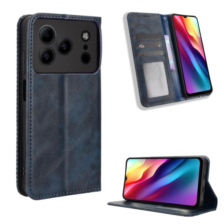 Magnetic Buckle Retro Texture Leather Phone Case, For Doogee Note 56X / Note 56X Pro, For Doogee Note 56 / Note 56 Pro, For Doogee Note 59 / Note 59 Pro, For Doogee Note 58 / Note 58 Pro