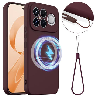 Shockproof Silicone Magsafe Phone Case, For Redmi K100 Pro Max / Poco F9 Ultra, For Redmi K90 Pro Max / Poco F8 Ultra, For Redmi K80 Pro / Poco F7 Ultra