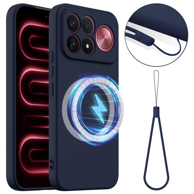 Shockproof Silicone Magsafe Phone Case, For Redmi K100 Pro Max / Poco F9 Ultra, For Redmi K90 Pro Max / Poco F8 Ultra, For Redmi K80 Pro / Poco F7 Ultra