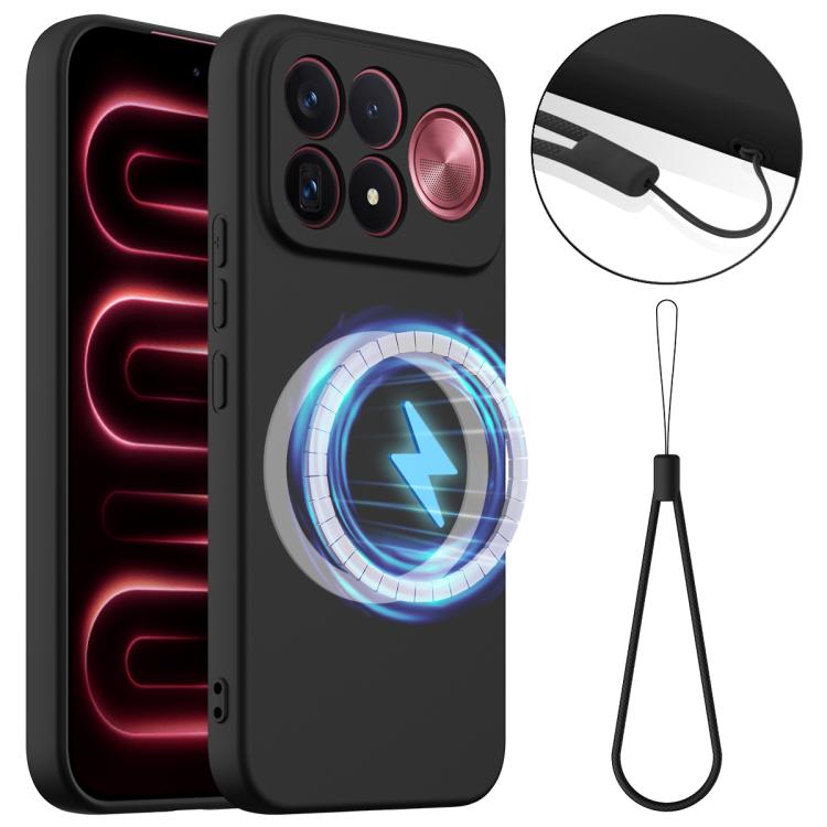 Shockproof Silicone Magsafe Phone Case, For Redmi K100 Pro Max / Poco F9 Ultra, For Redmi K90 Pro Max / Poco F8 Ultra, For Redmi K80 Pro / Poco F7 Ultra