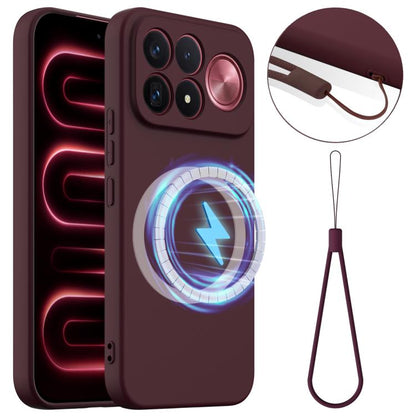 Shockproof Silicone Magsafe Phone Case, For Redmi K100 Pro Max / Poco F9 Ultra, For Redmi K90 Pro Max / Poco F8 Ultra, For Redmi K80 Pro / Poco F7 Ultra