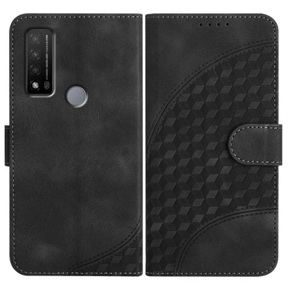 Elephant Head Embossed Phone Leather Case with Lanyard, For TCL 40 R 5G, For TCL 30 XL, For TCL 305 / 306 / 30E / 30 SE, For TCL Stylus 5G, For TCL 30T, For TCL 30 5G / 30+, For TCL 30 XE 5G, For TCL 20 R 5G