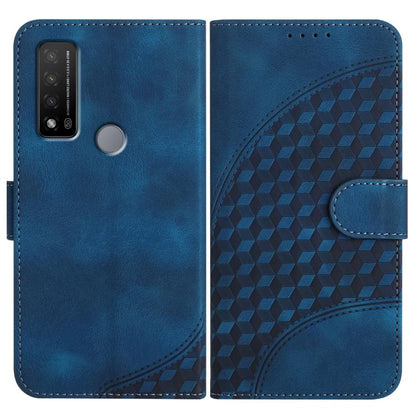 Elephant Head Embossed Phone Leather Case with Lanyard, For TCL 40 R 5G, For TCL 30 XL, For TCL 305 / 306 / 30E / 30 SE, For TCL Stylus 5G, For TCL 30T, For TCL 30 5G / 30+, For TCL 30 XE 5G, For TCL 20 R 5G