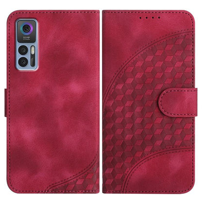 Elephant Head Embossed Phone Leather Case with Lanyard, For TCL 40 R 5G, For TCL 30 XL, For TCL 305 / 306 / 30E / 30 SE, For TCL Stylus 5G, For TCL 30T, For TCL 30 5G / 30+, For TCL 30 XE 5G, For TCL 20 R 5G