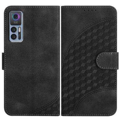 Elephant Head Embossed Phone Leather Case with Lanyard, For TCL 40 R 5G, For TCL 30 XL, For TCL 305 / 306 / 30E / 30 SE, For TCL Stylus 5G, For TCL 30T, For TCL 30 5G / 30+, For TCL 30 XE 5G, For TCL 20 R 5G
