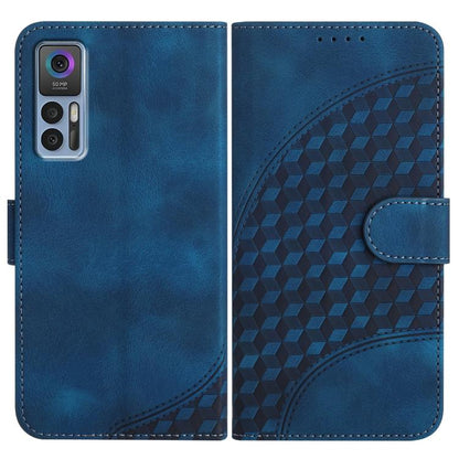 Elephant Head Embossed Phone Leather Case with Lanyard, For TCL 40 R 5G, For TCL 30 XL, For TCL 305 / 306 / 30E / 30 SE, For TCL Stylus 5G, For TCL 30T, For TCL 30 5G / 30+, For TCL 30 XE 5G, For TCL 20 R 5G