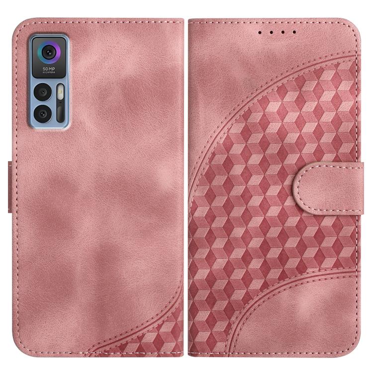 Elephant Head Embossed Phone Leather Case with Lanyard, For TCL 40 R 5G, For TCL 30 XL, For TCL 305 / 306 / 30E / 30 SE, For TCL Stylus 5G, For TCL 30T, For TCL 30 5G / 30+, For TCL 30 XE 5G, For TCL 20 R 5G