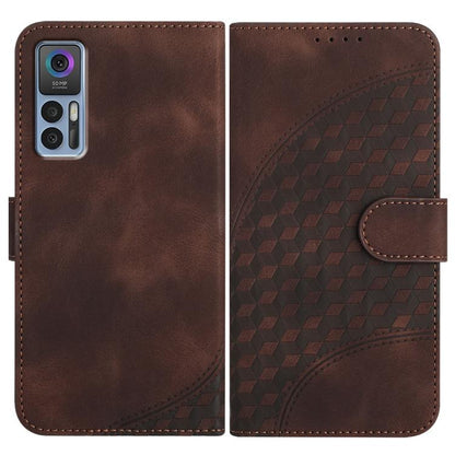 Elephant Head Embossed Phone Leather Case with Lanyard, For TCL 40 R 5G, For TCL 30 XL, For TCL 305 / 306 / 30E / 30 SE, For TCL Stylus 5G, For TCL 30T, For TCL 30 5G / 30+, For TCL 30 XE 5G, For TCL 20 R 5G