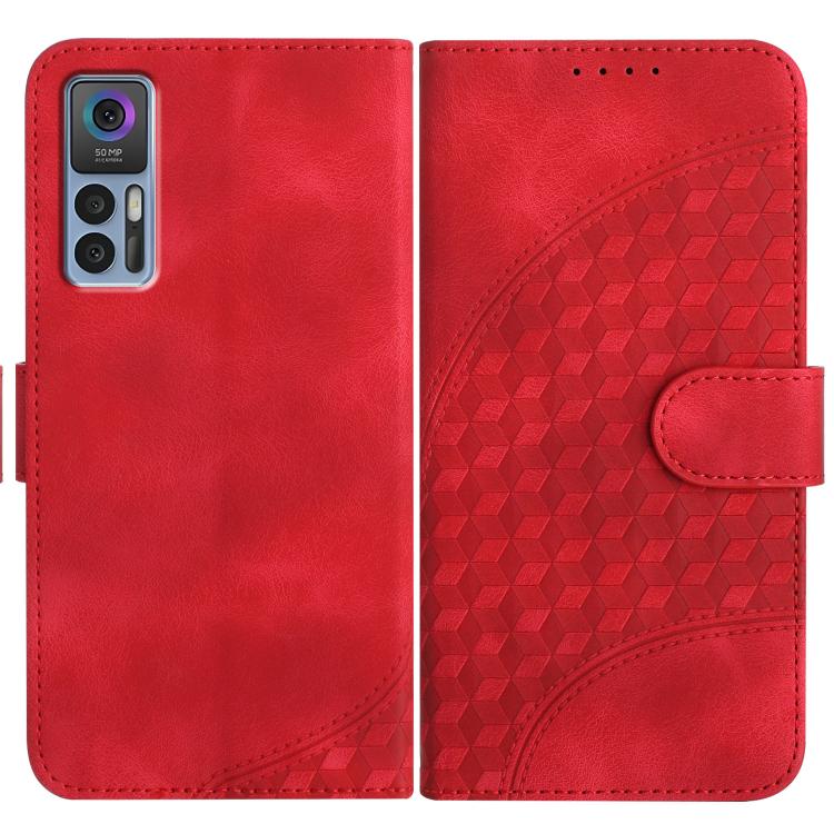 Elephant Head Embossed Phone Leather Case with Lanyard, For TCL 40 R 5G, For TCL 30 XL, For TCL 305 / 306 / 30E / 30 SE, For TCL Stylus 5G, For TCL 30T, For TCL 30 5G / 30+, For TCL 30 XE 5G, For TCL 20 R 5G