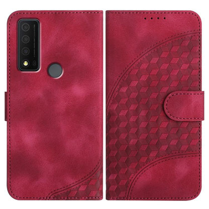 Elephant Head Embossed Phone Leather Case with Lanyard, For TCL 40 R 5G, For TCL 30 XL, For TCL 305 / 306 / 30E / 30 SE, For TCL Stylus 5G, For TCL 30T, For TCL 30 5G / 30+, For TCL 30 XE 5G, For TCL 20 R 5G