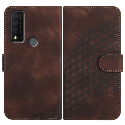 Elephant Head Embossed Phone Leather Case with Lanyard, For TCL 40 R 5G, For TCL 30 XL, For TCL 305 / 306 / 30E / 30 SE, For TCL Stylus 5G, For TCL 30T, For TCL 30 5G / 30+, For TCL 30 XE 5G, For TCL 20 R 5G