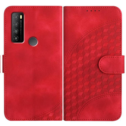 Elephant Head Embossed Phone Leather Case with Lanyard, For TCL 40 R 5G, For TCL 30 XL, For TCL 305 / 306 / 30E / 30 SE, For TCL Stylus 5G, For TCL 30T, For TCL 30 5G / 30+, For TCL 30 XE 5G, For TCL 20 R 5G