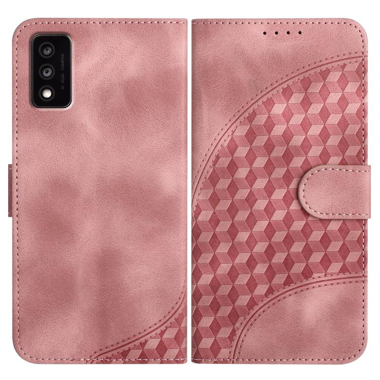 Elephant Head Embossed Phone Leather Case with Lanyard, For TCL 40 R 5G, For TCL 30 XL, For TCL 305 / 306 / 30E / 30 SE, For TCL Stylus 5G, For TCL 30T, For TCL 30 5G / 30+, For TCL 30 XE 5G, For TCL 20 R 5G