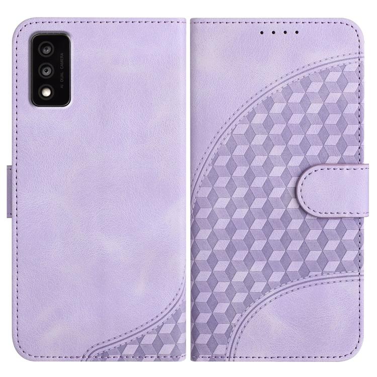 Elephant Head Embossed Phone Leather Case with Lanyard, For TCL 40 R 5G, For TCL 30 XL, For TCL 305 / 306 / 30E / 30 SE, For TCL Stylus 5G, For TCL 30T, For TCL 30 5G / 30+, For TCL 30 XE 5G, For TCL 20 R 5G