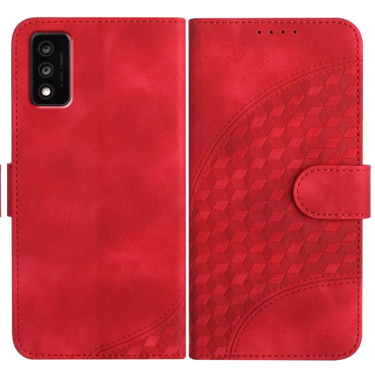 Elephant Head Embossed Phone Leather Case with Lanyard, For TCL 40 R 5G, For TCL 30 XL, For TCL 305 / 306 / 30E / 30 SE, For TCL Stylus 5G, For TCL 30T, For TCL 30 5G / 30+, For TCL 30 XE 5G, For TCL 20 R 5G